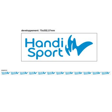 Ruban de balisage Handisport